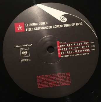 2LP Leonard Cohen: Field Commander Cohen: Tour Of 1979