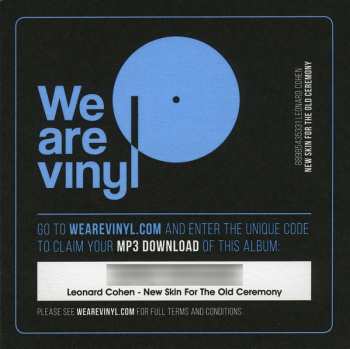 LP Leonard Cohen: New Skin For The Old Ceremony