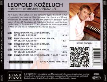 CD Leopold Koželuh: Complete Keyboard Sonatas - 9