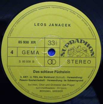 2LP/Box Set Leoš Janáček: Das Schlaue Füchslein