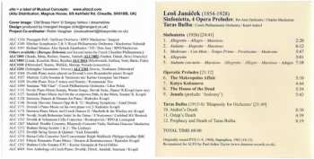 CD The Czech Philharmonic Orchestra: Janáček Sinfonietta, 4 Opera Preludes, Taras Bulba