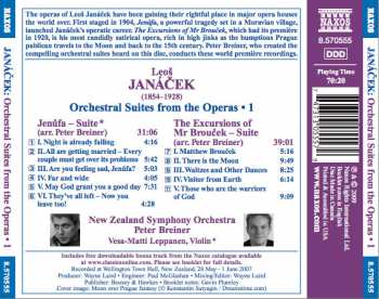CD The New Zealand Symphony Orchestra: Orchestral Suites From The Operas • 1 (Jenůfa • The Excursions Of Mr Brouček)