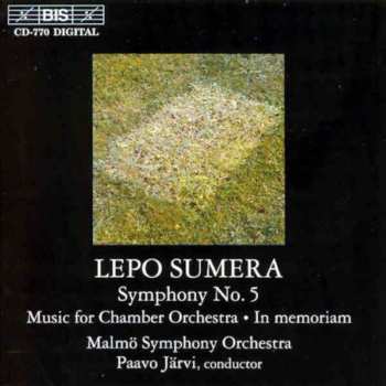 CD Paavo Järvi: Symphony No. 5 • Music For Chamber Orchestra • In Memoriam
