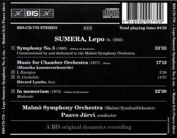 CD Paavo Järvi: Symphony No. 5 • Music For Chamber Orchestra • In Memoriam