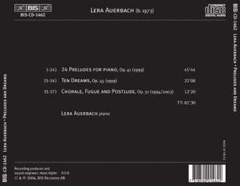 CD Lera Auerbach: Preludes And Dreams