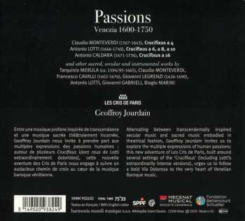 CD Les Cris de Paris: Passions (Venezia 1600 - 1750)