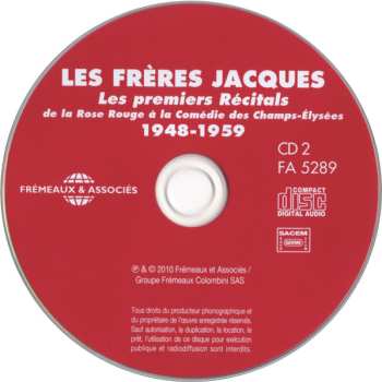 3CD Les Frères Jacques: Les Premiers Récitals / 1948 - 1959