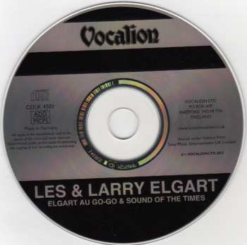 CD Les & Larry Elgart: Elgart Au Go-Go & Sound Of The Times