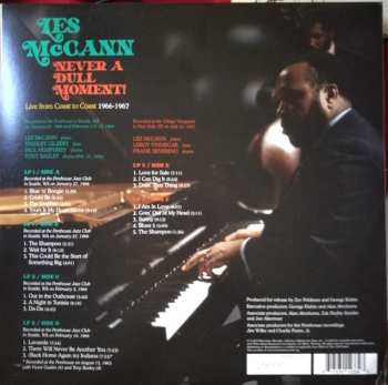 3LP Les McCann: Never A Dull Moment! (Live From Coast To Coast 1966-1967) LTD | NUM