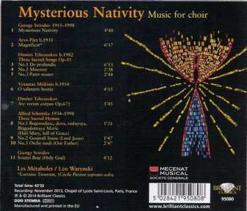 CD Les Métaboles: Mysterious Nativity - Music For Choir