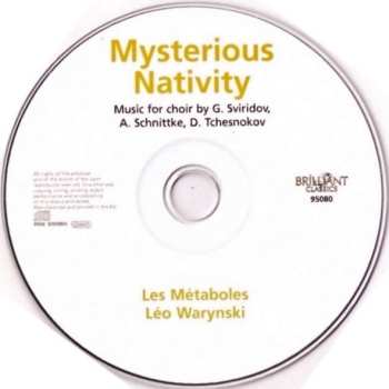 CD Les Métaboles: Mysterious Nativity - Music For Choir