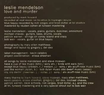 CD Leslie Mendelson: Love And Murder
