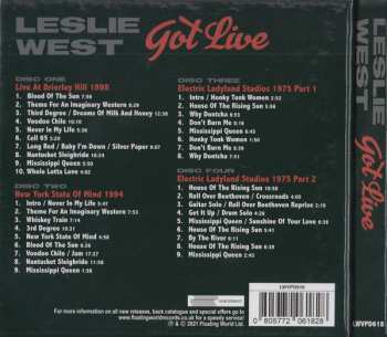 4CD/Box Set Leslie West: Got Live