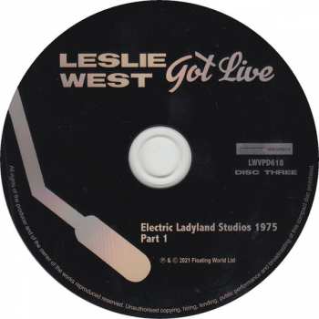 4CD/Box Set Leslie West: Got Live