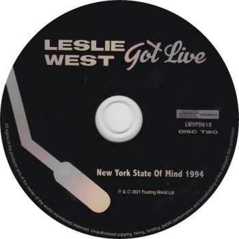 4CD/Box Set Leslie West: Got Live