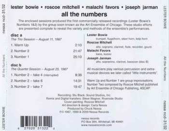 2CD Lester Bowie: All The Numbers