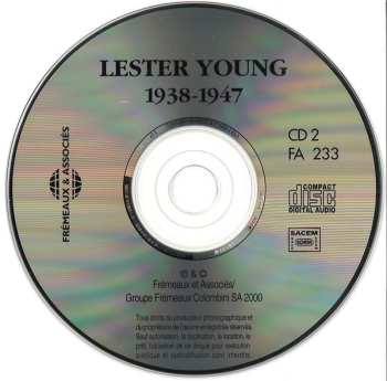 2CD Lester Young: Vol. 2 - New York - Los Angeles - 1938-1947