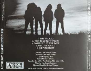 CD Lethargy: Anaesthetic Sleep