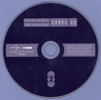 3CD Level 42: Lessons In Love - The Essential Level 42