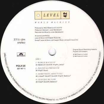 LP Level 42: World Machine