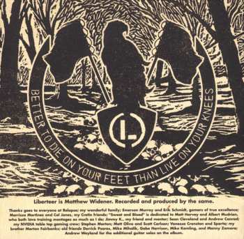 CD Liberteer: Better To Die On Your Feet Than Live On Your Knees