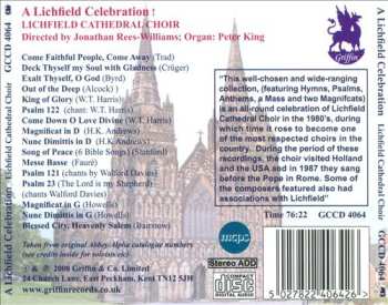 CD Choir Of Lichfield Cathedral: A Lichfield Celebration