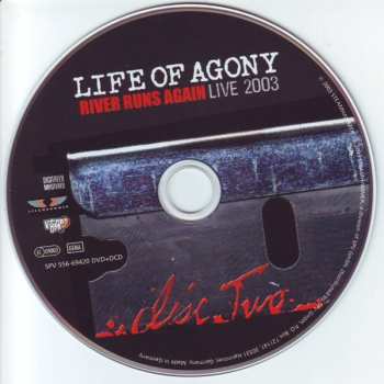 2CD/DVD Life Of Agony: River Runs Again: Live 2003 (Complete)