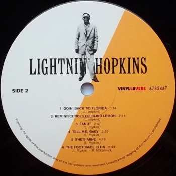 LP Lightnin' Hopkins: Lightnin' Hopkins LTD