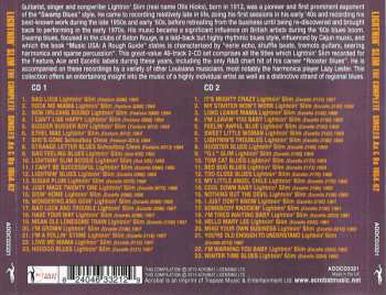 2CD Lightning Slim: The Complete Singles As & Bs - 1954-62