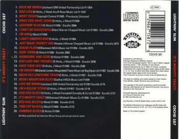 CD Lightning Slim: It's Mighty Crazy