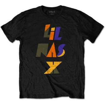 Merch Lil Nas X: T-shirt Scrap Letters