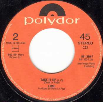 SP Lime: My Love / Take It Up