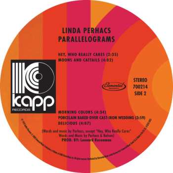LP Linda Perhacs: Parallelograms LTD