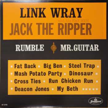 LP Link Wray And His Ray Men: Jack The Ripper CLR