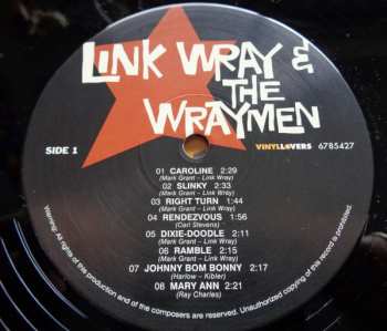 LP Link Wray And His Ray Men: Link Wray & The Wraymen LTD