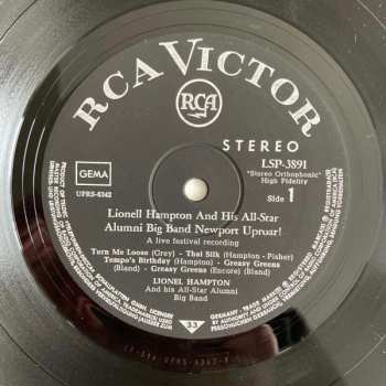 LP Lionel Hampton And His All-Star Alumni Big Band: Newport Uproar! (A Live Festival Recording) LTD