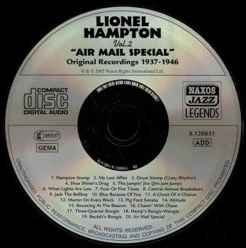 CD Lionel Hampton: Lionel Hampton Vol.2 "Air Mail Special" Original Recordings 1937-1946