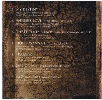 CD Lionel Richie: Truly - The Love Songs