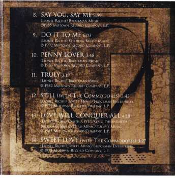 CD Lionel Richie: Truly - The Love Songs