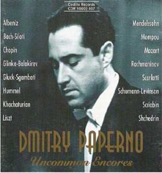 Album Liszt / Chopin / Mozart / Paperno: Uncommon Encores