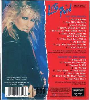 CD Lita Ford: Out For Blood / Dancin'On The Edge