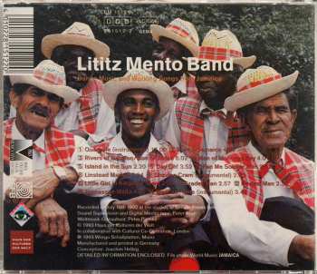 CD Lititz Mento Band: Dance Music And Working Songs From Jamaica