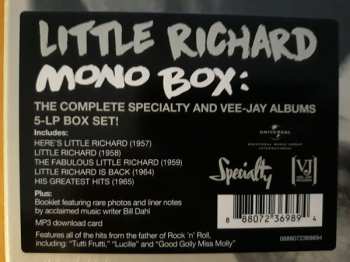 5LP/Box Set Little Richard: Mono Box: The Complete Specialty and Vee-Jay Albums