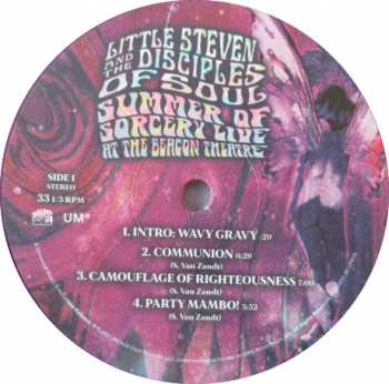 5LP Little Steven And The Disciples Of Soul: Summer Of Sorcery Live! At The Beacon Theatre LTD | CLR