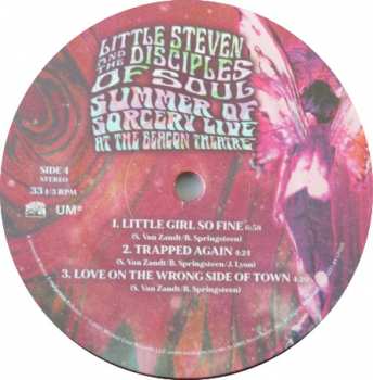 5LP Little Steven And The Disciples Of Soul: Summer Of Sorcery Live! At The Beacon Theatre LTD | CLR