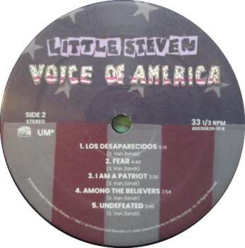 LP Little Steven: Voice Of America
