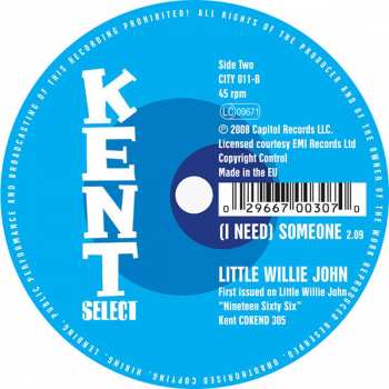 SP Little Willie John: Home At Last / (I Need) Someone