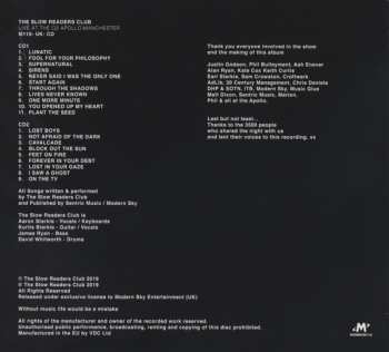 CD The Slow Readers Club: Live At O2 Apollo Manchester 