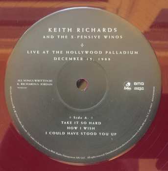 2LP Keith Richards And The X-Pensive Winos: Live At The Hollywood Palladium December 15, 1988 LTD | CLR