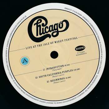 2LP Chicago: Live At The Isle Of Wight Festival